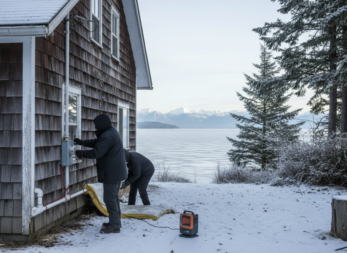 Preventing Pipe Bursts During Cold Snaps on Camano Island