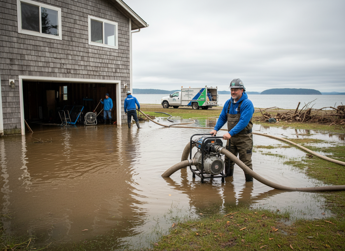 Flood Restoration Services in Camano Island, WA