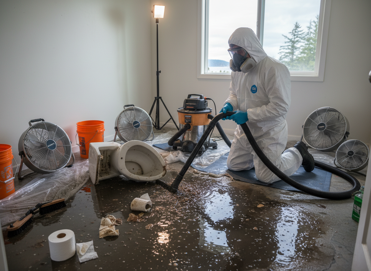 Toilet Overflow Cleanup in Camano Island, WA