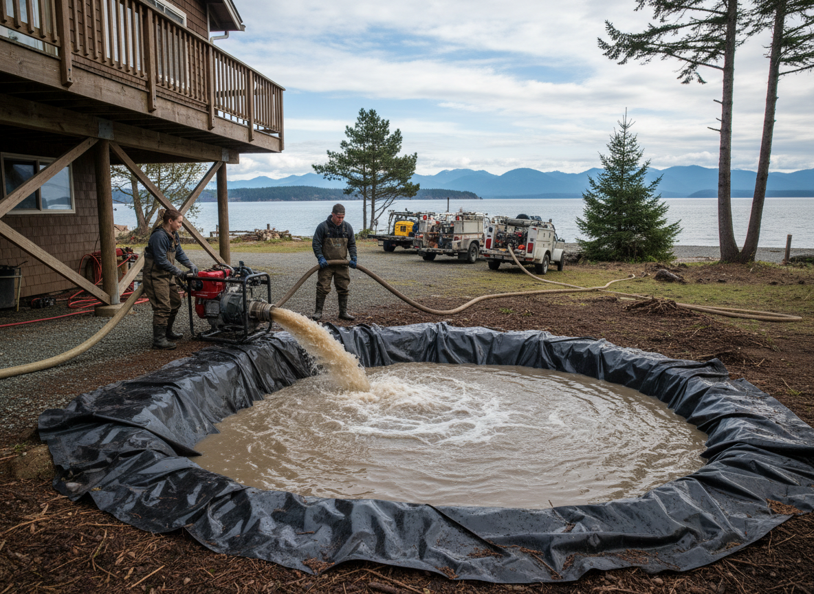 Water Extraction in Camano Island, WA